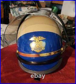 Retired Vintage Police Riot Helmet