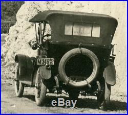 Rile RPPC Car & Tourists in TOPANGA CANYON Los Angeles County CALIFORNIA c. 1915
