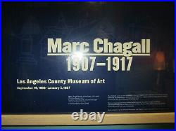Robert Chagall 1907-1917 Los Angeles county museum of art 1996 poster WOW