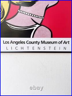 Roy Lichtenstein 1987 Original Exhibition Poster Los Angeles County Museum