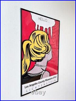 Roy Lichtenstein 1987 Original Exhibition Poster Los Angeles County Museum