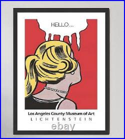 Roy Lichtenstein Los Angeles Original Vintage Poster