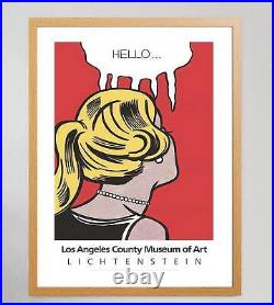 Roy Lichtenstein Los Angeles Original Vintage Poster