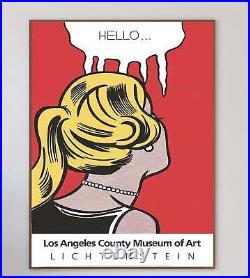 Roy Lichtenstein Los Angeles Original Vintage Poster | Los Angeles County