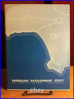 Shoreline Development Study Los Angeles Coast, 1944, RARE, good