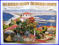 Stunning Los Angeles County Booklet Long Beach Edition with Colorful Cover
