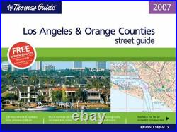 THE THOMAS GUIDE 2007 LOS ANGELES & ORANGE COUNTIES STREET By Rand Mcnally VG+