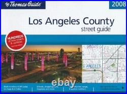 THE THOMAS GUIDE 2008 LOS ANGELES COUNTY STREET GUIDE Excellent Condition