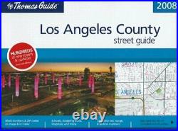 THE THOMAS GUIDE 2008 LOS ANGELES COUNTY STREET GUIDE Mint Condition
