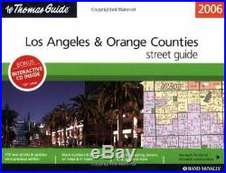 THOMAS GUIDE 2006 LOS ANGELES & ORANGE COUNTIES STREET Excellent Condition