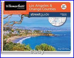 THOMAS GUIDE LOS ANGELES AND ORANGE COUNTIES STREET GUIDE By Rand Mcnally NEW