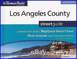 THOMAS GUIDE LOS ANGELES COUNTY, 63RD EDITION By Rand Mcnally Excellent