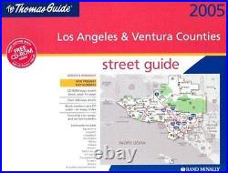 THOMAS GUIDE LOS ANGELES/VENTURA COUNTIES THOMAS GUIDE By Rand Mcnally VG+