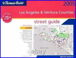 THOMAS GUIDE LOS ANGELES/VENTURA COUNTIES THOMAS GUIDE By Rand Mcnally VG+