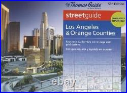 THOMAS GUIDE STREETGUIDE LOS ANGELES & ORANGE COUNTY By Rand Mcnally BRAND NEW