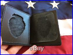 Tex Shoemaker Fire LAFD Los Angeles County Walking Bear Badge Wallet Leather ID