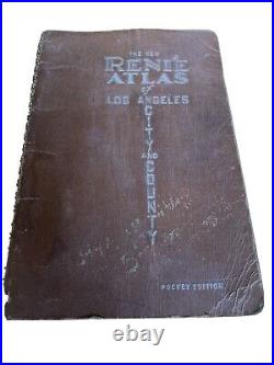 The New Renie Atlas of Los Angeles City and County 1942 First Edition