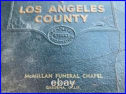 Thomas Bros Atlas Of Los Angeles County 1955 George Coupland Thomas McMillan