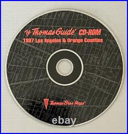 Thomas Guide Digital Edition CD-ROM 1997 Los Angeles & Orange County Thomas Bros