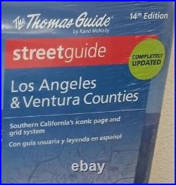 Thomas Guide Streetguide Los Angeles Ventura Counties 14th Ed Spiral New Sealed
