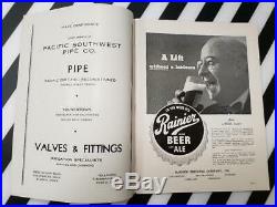 VINTAGE 30s 1936 LOS ANGELES COUNTY FAIR SOUVENIR PROGRAM MOBIL GAS OIL AD 56pgs