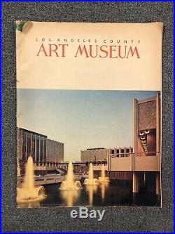 VTG 1965 Los Angeles County Art Museum Paper Magazine LACMA By LA Times