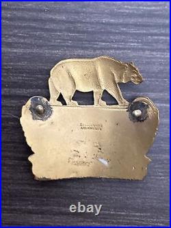 VTG California Eureka Police Golden, Bear La County Los Angeles? Emblem Obsolete