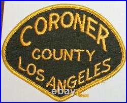 Very Old LOS ANGELES COUNTY CORONER Medical Examiner LACME Vintage LA California