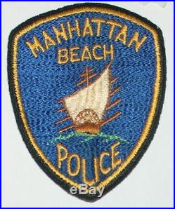 Very Old MANHATTAN BEACH POLICE Los Angeles County California CA PD Vintage