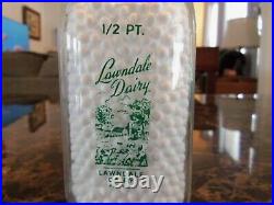 Very Rare Vintage Lawndale Dairy Lawndale California Los Angeles County 1/2 Pint