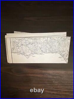 Vintage 1947 Original Blackburn's Historic Map of Los Angeles & Orange Counties