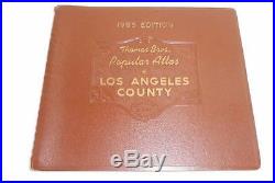 Vintage 1950s 1953 THOMAS BROS Popular Atlas LOS ANGELES COUNTY map book VGC