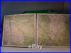 Vintage 1953 THOMAS BROS Popular Atlas LOS ANGELES COUNTY map book VGC
