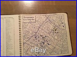 Vintage 1955 Thomas Bros. Popular Atlas of Los Angeles County, California, Maps