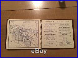 Vintage 1955 Thomas Bros. Popular Atlas of Los Angeles County, California, Maps