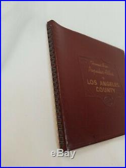Vintage 1957 Thomas Bros Popular Atlas Of Los Angeles County Excellent Condition