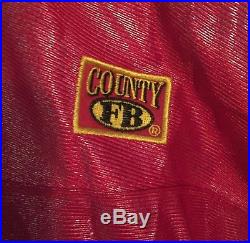 Vintage 90's FB County Jersey Red Black 64 Impala XL LA Los Angeles