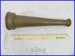 Vintage Brass Los Angeles County Fire Dept. Engine 11 Hose Nozzle Engraved USA