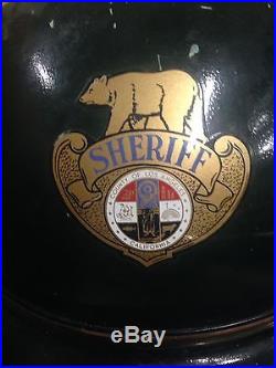 Vintage County Of Los Angeles California Sheriff Motorcycle/Riot Helmet 1979