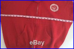 Vintage County Of Los Angeles Fire Department Red Zip Up Hoodie See Photos Sz