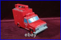 Vintage L. J. N Toys Los Angeles County Fire Dept Truck Cb Walkie Talkie 1976
