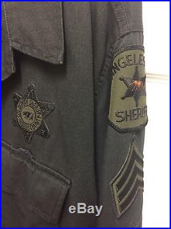 Vintage Los Angeles County Sheriff Bomb Squad Uniform Shirt