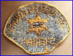 Vintage Los Angeles County Sheriff Patch OBSOLETE