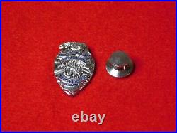Vintage Mini Fire Department Fireman Badge 7/8 High County Of Los Angeles