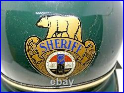 Vintage Obsolete Los Angeles County Sheriff Motorcycle Helmet NYP5