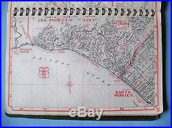 Vintage RENIE ATLAS 1942 LOS ANGELES CITY & COUNTY POCKET EDITION