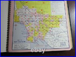 Vintage Thomas Bros Popular Atlas Of Los Angeles County 1956 Edition