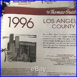 Vintage Thomas Guide Los Ángeles/Orange County