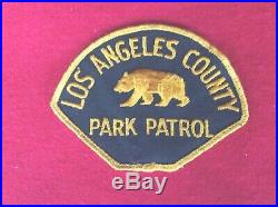Vintage Two Los Angeles County Park Patrol Patches