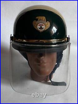 Vtg County Of Los Angeles California Sheriff Motorcycle/riot Helmet W Shield